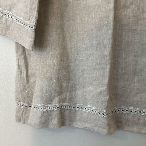 Tommy Bahama Linen Embroidered Tunic S - Picture 4 of 7